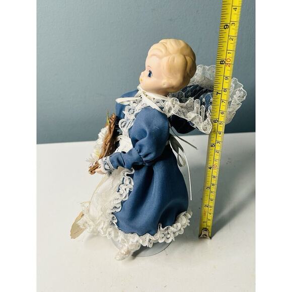 Vintage Bradley Stone Birthstone Doll October Miss Opal Yellow Stone Opal Flower - Picture 4 of 11